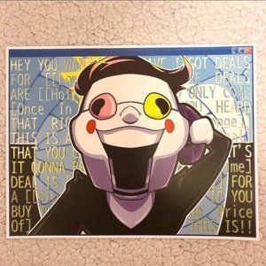 LAST CHANCE - Spamton 8.5 x 11 Print